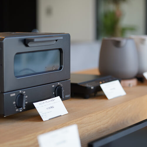 店内の家電の写真